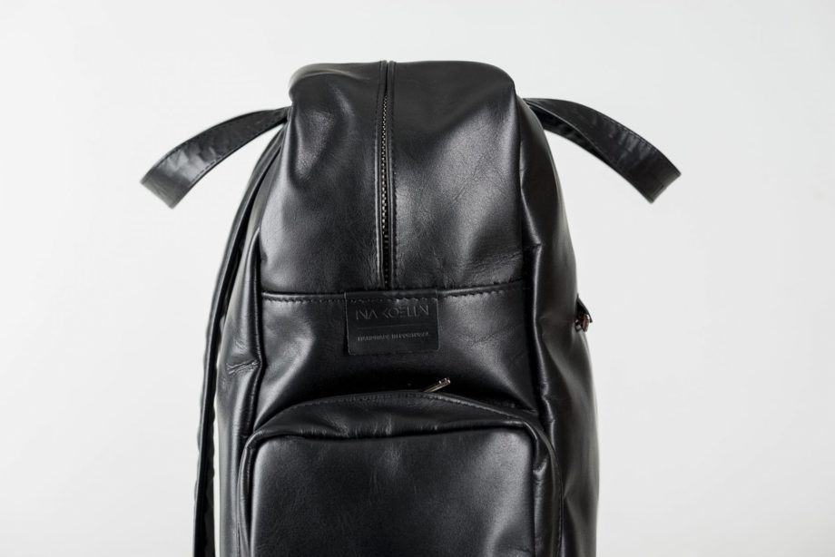 Chucky Black Leather Backpack | Ina Koelln